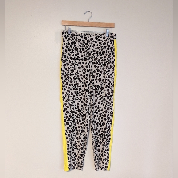 Anthropologie X Dolan Chartreuse and Leopard Pants - Picture 4 of 4